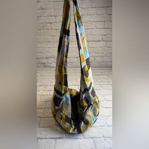 La Rue Multicolor Patchwork Hobo Bag. Boho. Coastal Cowgirl. Boho Chic.